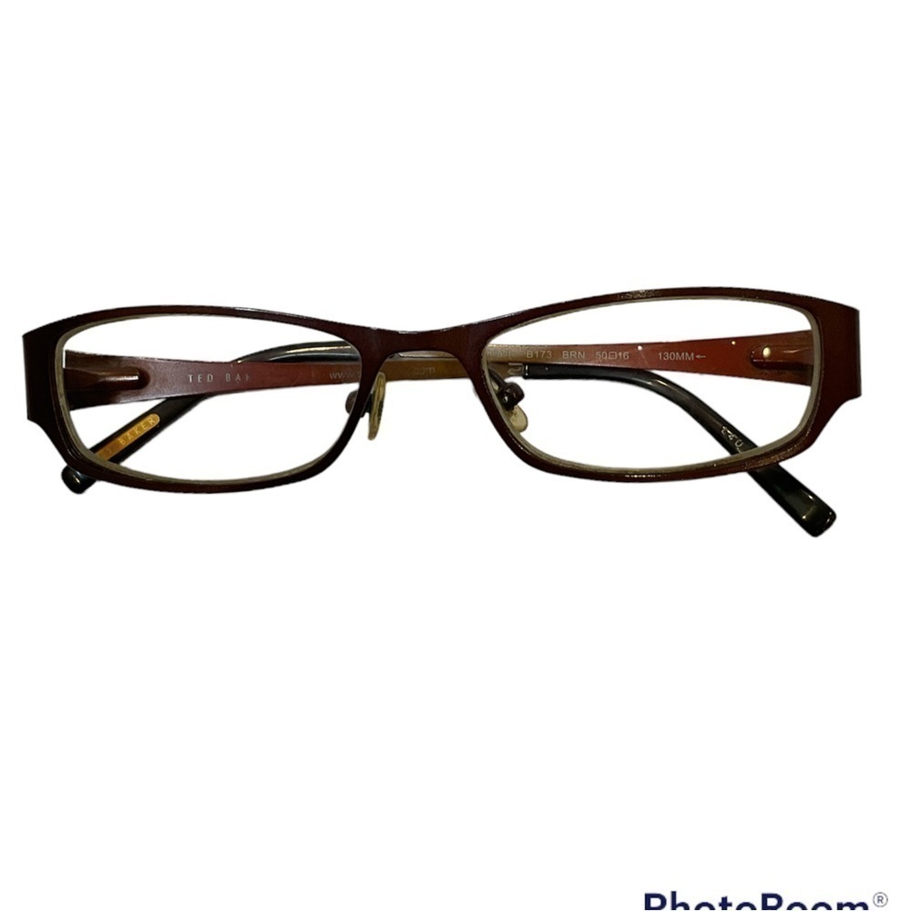 Ted Baker Eyeglasses with Metal Frame Granny Size